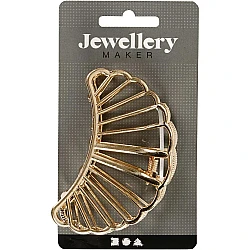 Hair Clip - Gold Plated (80 mm, 1 pc)
