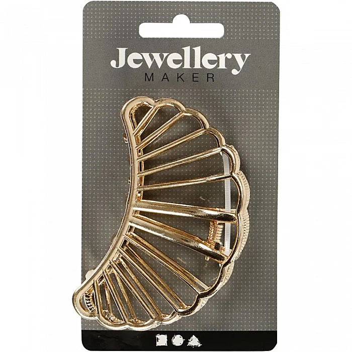 Заколка для волос - позолоченная (80 мм, 1 шт.)