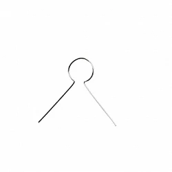 Balls and Egg Hooks - Silver (50 pcs)