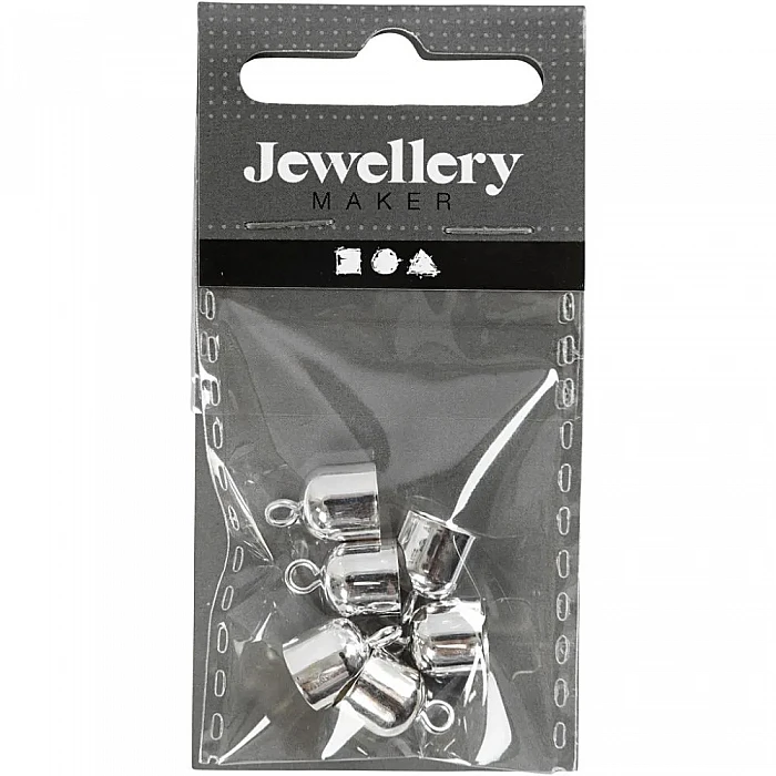 Застежки для украшений — колпачки (D8 мм, 6 шт.)