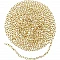 Gold-plated chain (2 mm, 2 m)