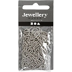 Silver-plated bead chain (3 m, Ø1.5 mm)