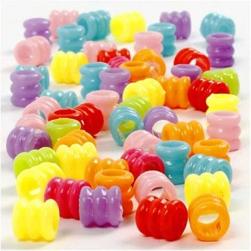 Plastmasas pērlītes (D7mm, 265 g )