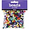 Plastic Beads - Assorted Colours (D6mm, 125ml)