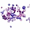 Faceted Beads (Lilac, 250 g)