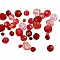 Faceted Beads (Red, 250 g)