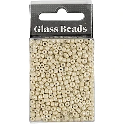 Glass Seed Beads – Cream (3 mm, 25 g)
