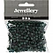 Plastic Beads - Dark Green (6 mm, 40 g)