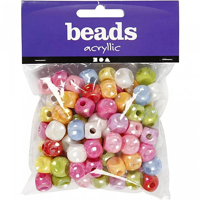 Микс бисера — кубические бусины (60 г)