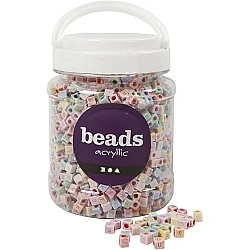 Plastic Letter Beads (700 ml)