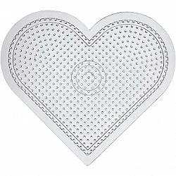 Hama Beading Pegboard - Heart (H15 cm, for 5×5 mm Beads, 1 pc)
