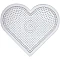 Hama основание для бусин - сердце (H15 см, для бусин 5x5 мм, 1 шт.)