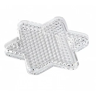 Hama pērlīšu pamatne - mazā zvaigzne (D9cm, 5x5mm pērlītēm, 1gb.)