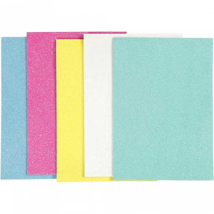 Self-adhesive EVA foam sheets - pastel tones A5