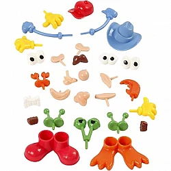 Body parts (0.8–6.8 cm, 26 pcs.)