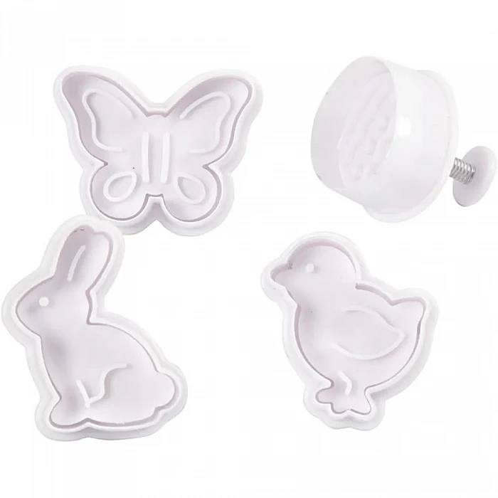 Easter-themed Cookie Cutters (4 pcs)