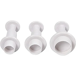 Формочки для печенья с штампом — круг (3 шт.)