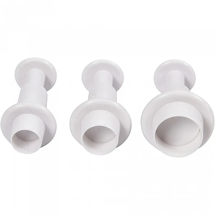 Формочки для печенья с штампом — круг (3 шт.)