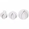 Cookie cutters with stamp - leaf (3 pcs.)