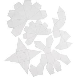 Plastic Moulds - Geometric Shapes (5 pcs.)