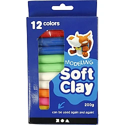 Modelling Clay – Assorted Colours (12 pcs)