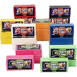 Modeling Clay – Assorted Colours (24 pcs)