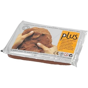 Самозатвердевающая глина — коричневая (1000 г)