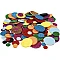 EVA Foam Circles with Glitter (1000 pcs)