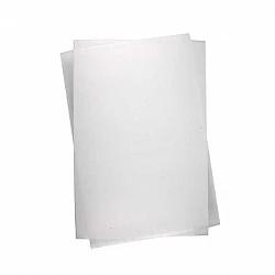 Shrink plastic film sheets - matte transparent (20 x 30 cm, 10 pcs.)