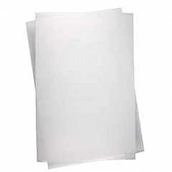 Shrink Plastic Film Sheets - Glossy Transparent (20 x 30 cm, 100 pcs.)