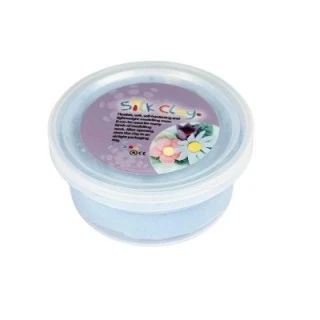 Zīda māls - neona zils (40 g)