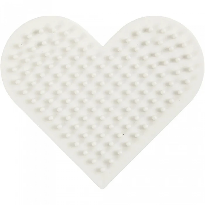 Hama Nabbi Pegboard for Beads – Heart (7 x 8.5 cm)