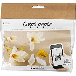 Crepe Paper Set - Magnolia Flower (1 pc)