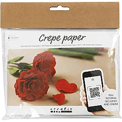 Crepe Paper Kit - Rose Flower (1 pc)