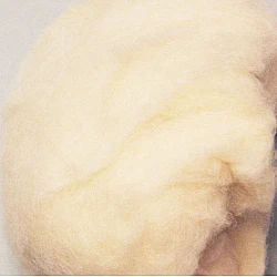 Валяная пряжа Vilnas kārsums — белая (500 г)