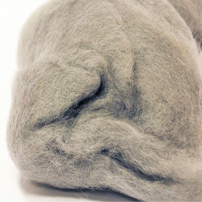 Wool Trimmings - Light Grey (40 g)