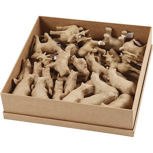 Cardboard Animal Set, 32 pcs