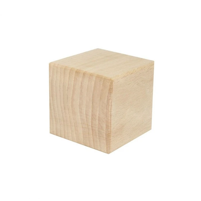 Small Wooden Cube