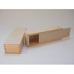 Wooden Pencil Case with Sliding Lid