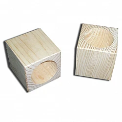 Wooden Desk Organizer – Square Pen Holder