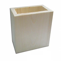 Wooden Desk Organizer for Writing Instruments - Square