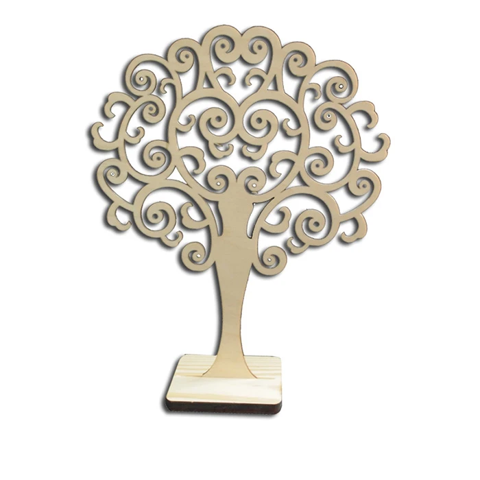 Jewellery Holder - Wood (200 x 255 x 3 mm)