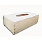 Wooden Napkin Holder Box with Plywood Top