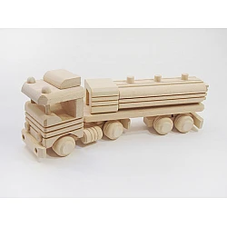 Wooden toy - tanker truck