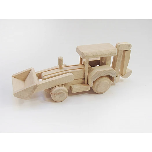 Wooden Toy Excavator