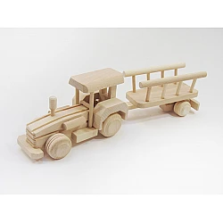 Wooden Toy Tractor