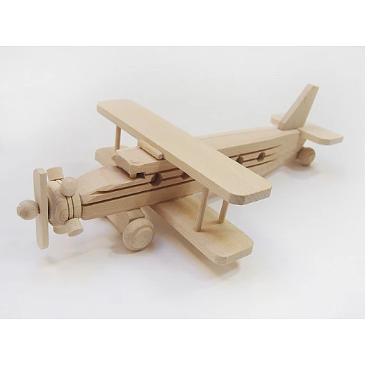 Деревянная игрушка - самолёт III
