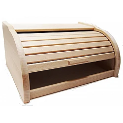 Wooden bread box