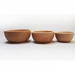 Wooden bowl set (3 pcs)