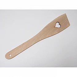 Wooden Heart-Shaped Spoon